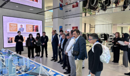 India's HMEL Group Visits 3Trees Shanghai New Material Center for Exchanges and Discussions